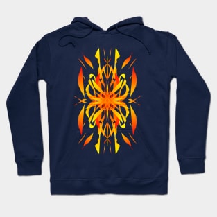 Abstract: fire Hoodie